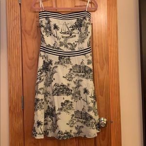 Dress, Toille Design, cotton linen blend